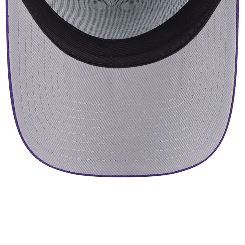 NBA Los Angeles Lakers New Era 2025-26 City Edition 9FORTY A-Frame Adjustable Hat - Black - Image 5