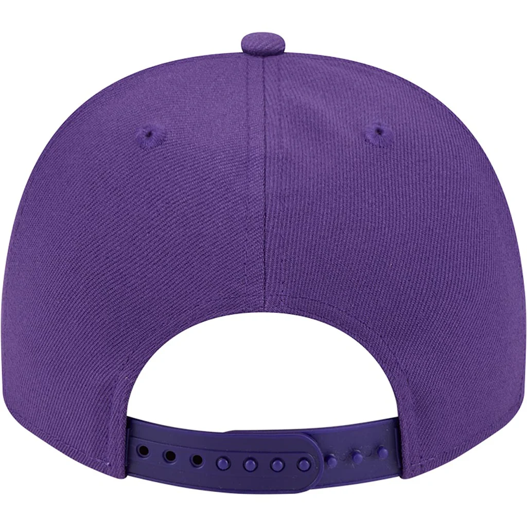 NBA Los Angeles Lakers New Era OTC 9FIFTY A-Frame Snapback Hat - Purple - Image 4