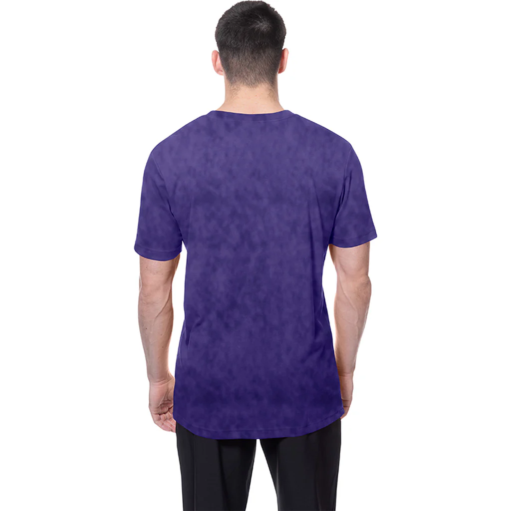 NBA Los Angeles Lakers New Era Throwback Wash T-Shirt - Purple - Image 2