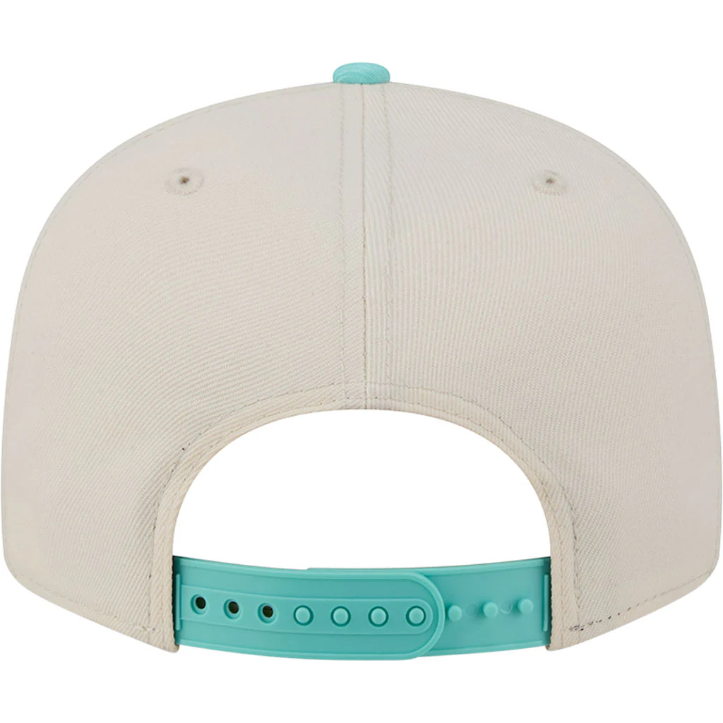NBA Los Angeles Lakers New Era Two-Tone Aqua 9FIFTY Snapback Hat - Light cream - Image 6