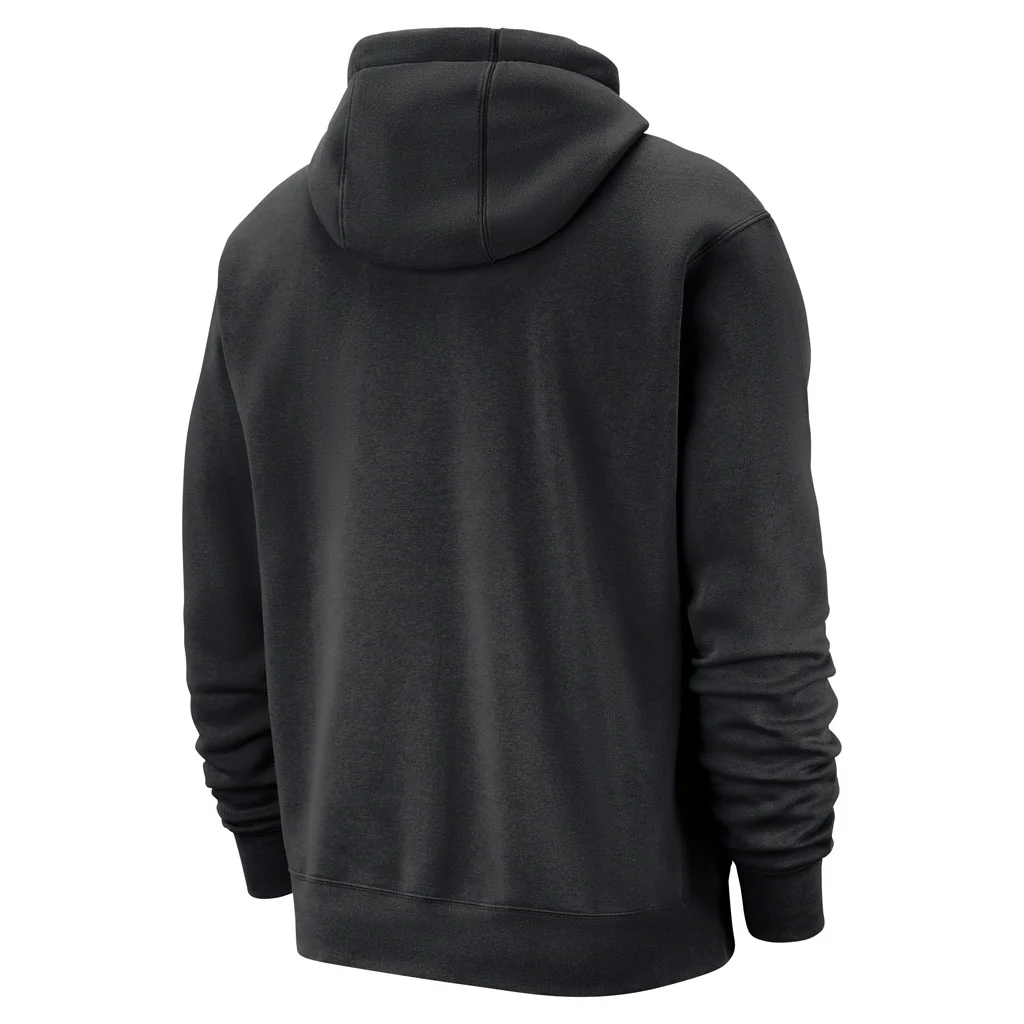 NBA Los Angeles Lakers Nike 2025-26 City Edition Logo Club Pullover Hoodie - Black - Image 3