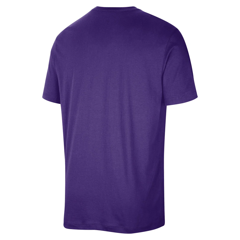 NBA Los Angeles Lakers Nike 2025 Authentic Practice T-Shirt - Purple - Image 3