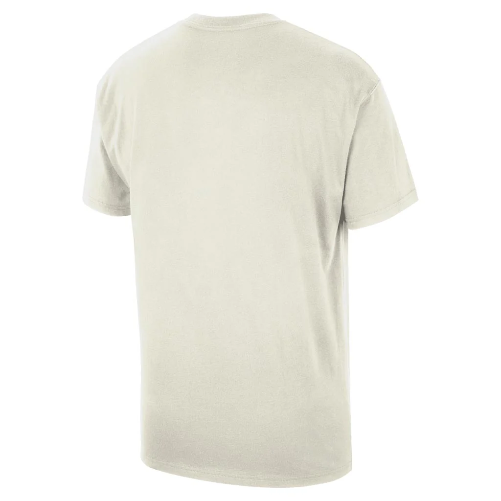 NBA Los Angeles Lakers Nike Courtside Pocket Max90 T-Shirt - White - Image 3