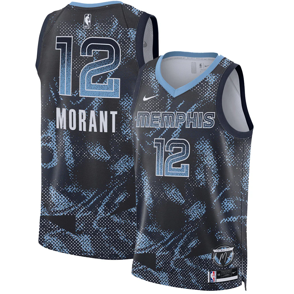 NBA Memphis Grizzlies Ja Morant Nike 2025 Select Series Swingman Jersey - Navy