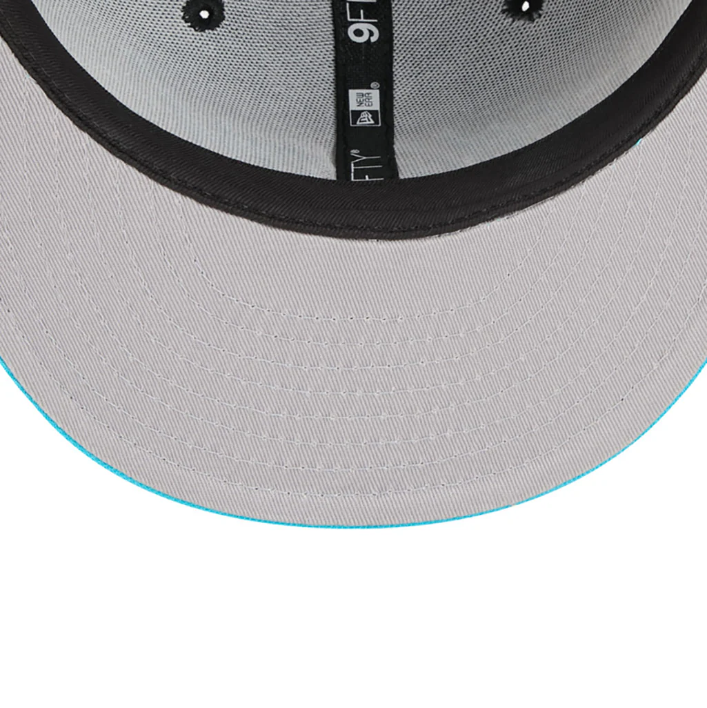 NBA Miami Heat New Era 2025-26 City Edition 9FIFTY Snapback Hat - Black - Image 5