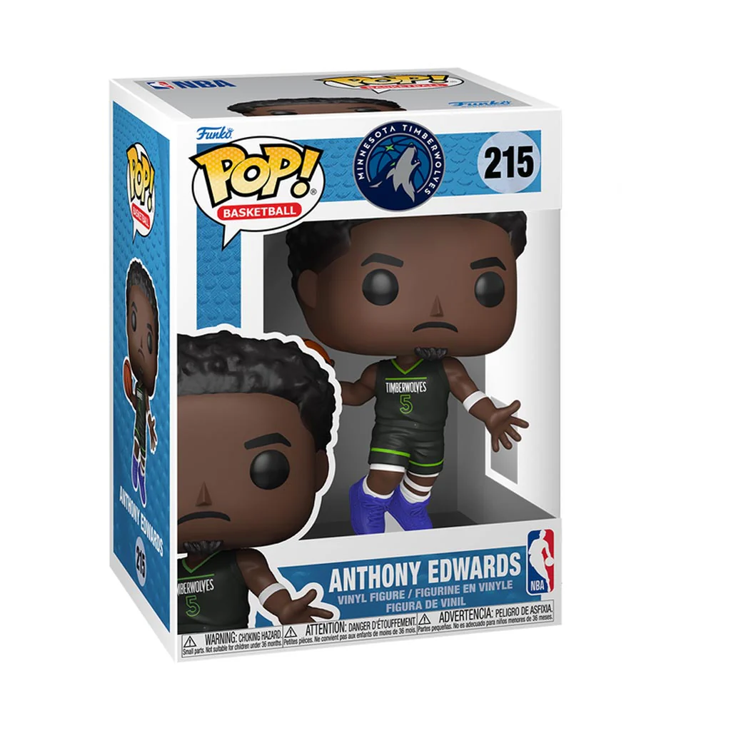 NBA Minnesota Timberwolves Anthony Edwards Statement Jersey Funko Pop! Vinyl Figure - Image 2