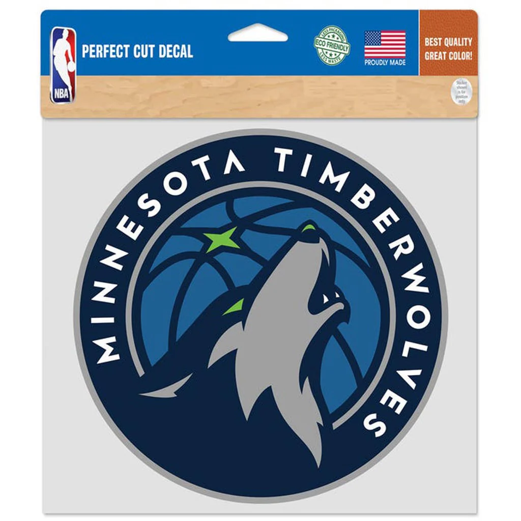 NBA Minnesota Timberwolves WinCraft 8" x 8" Decal