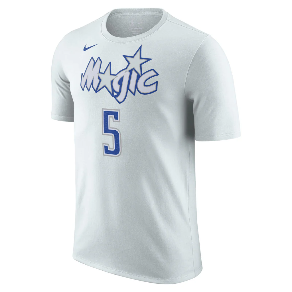 NBA Orlando Magic Paolo Banchero Nike 2025-26 City Edition Name & Number T-Shirt - Gray - Image 2