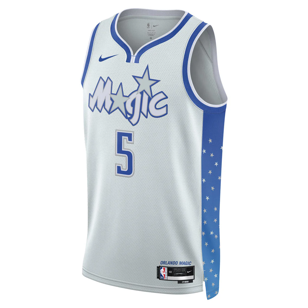 NBA Orlando Magic Paolo Banchero Nike 2025-26 City Edition Swingman Jersey - Gray - Image 2