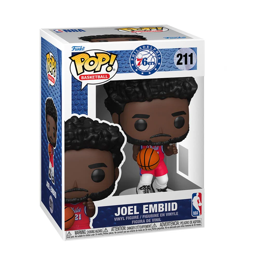 NBA Philadelphia 76ers Joel Embiid Funko Pop! Vinyl Figure - Image 2