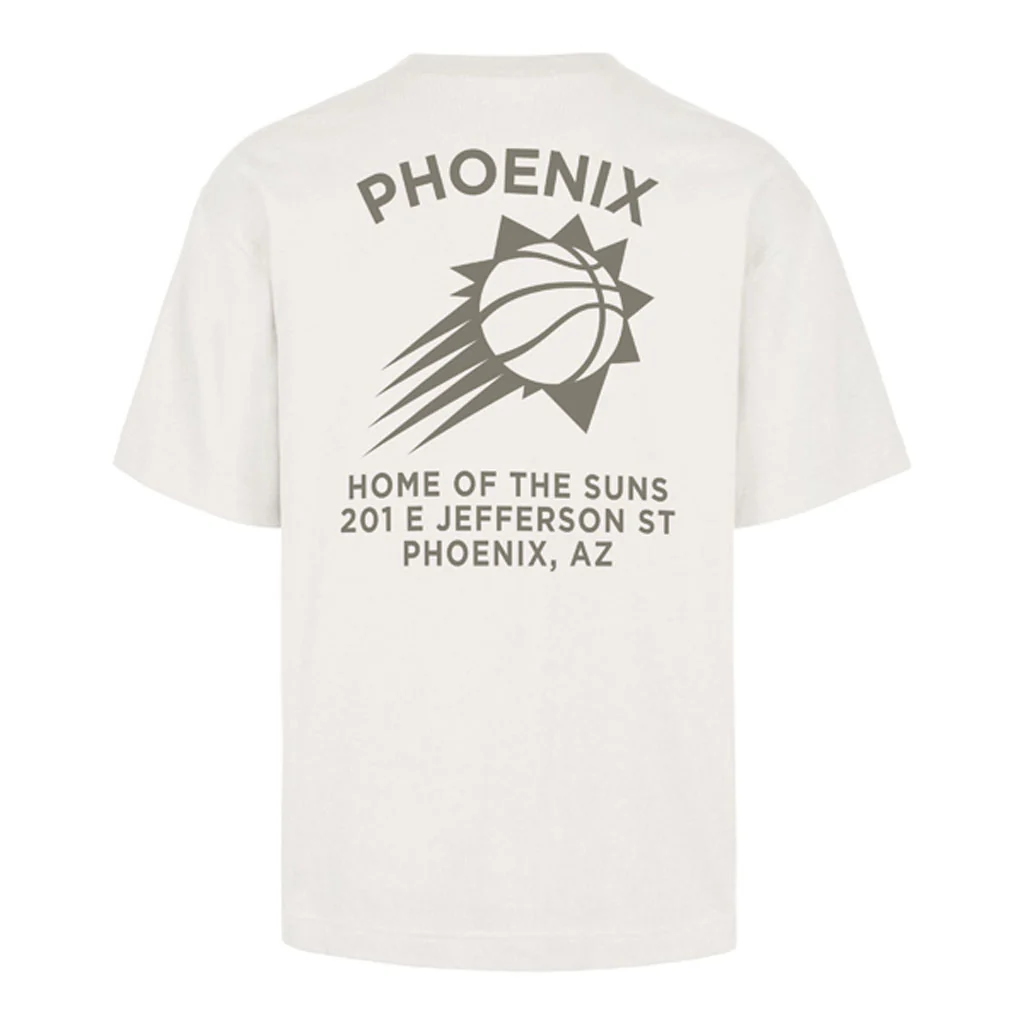 NBA Phoenix Suns '47 Arch Over Foundation T-Shirt - Cream - Image 2