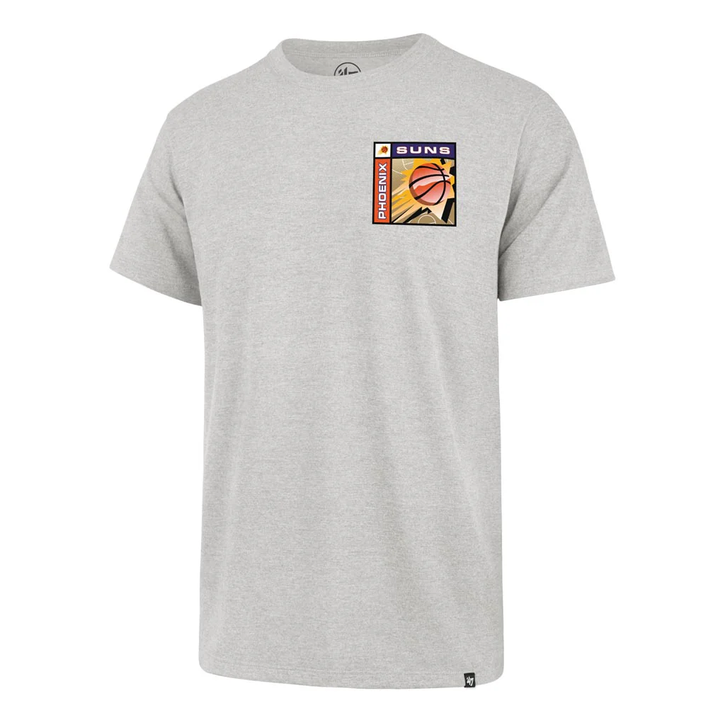 NBA Phoenix Suns '47 Chrome Plate Franklin T-Shirt - Gray - Image 2