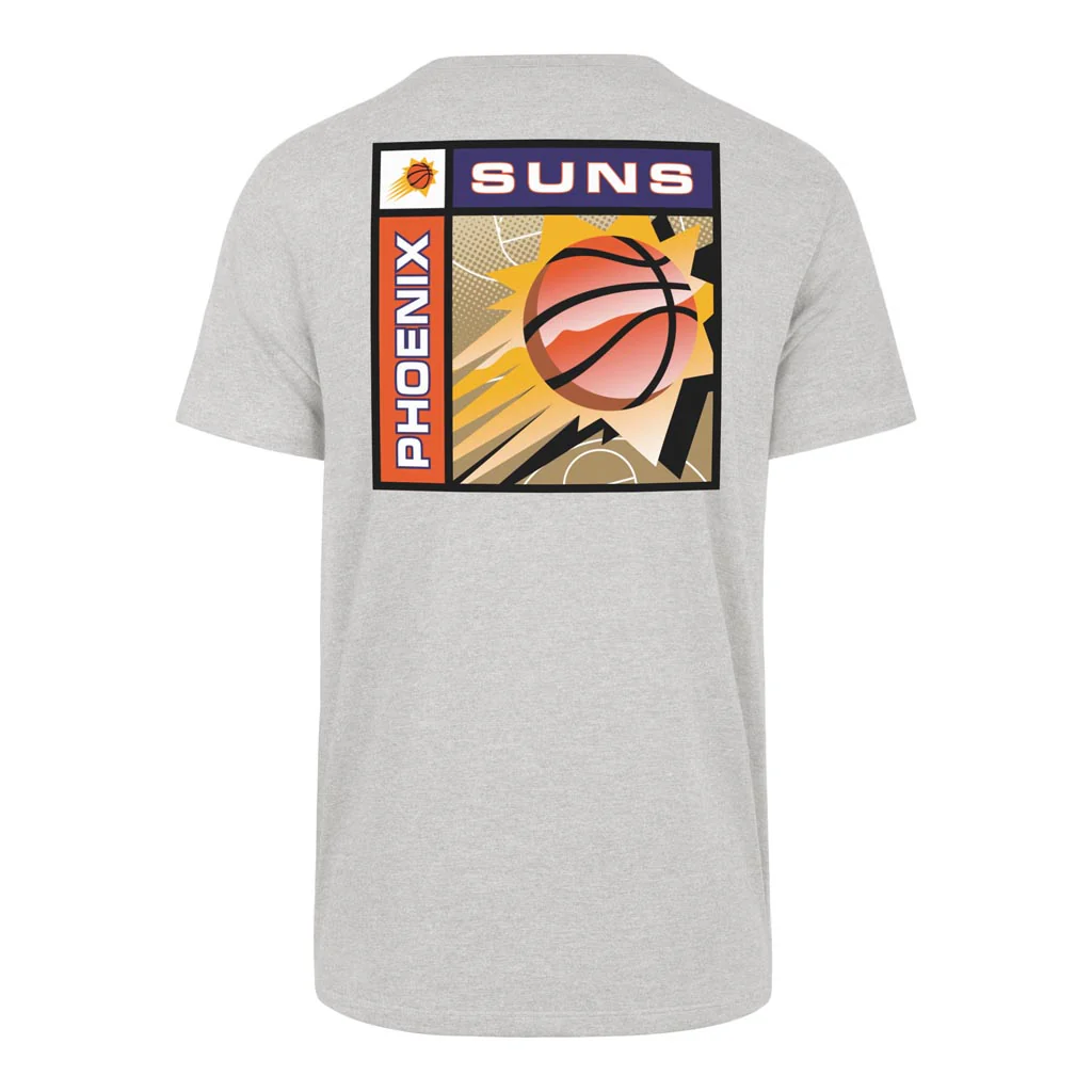 NBA Phoenix Suns '47 Chrome Plate Franklin T-Shirt - Gray - Image 3