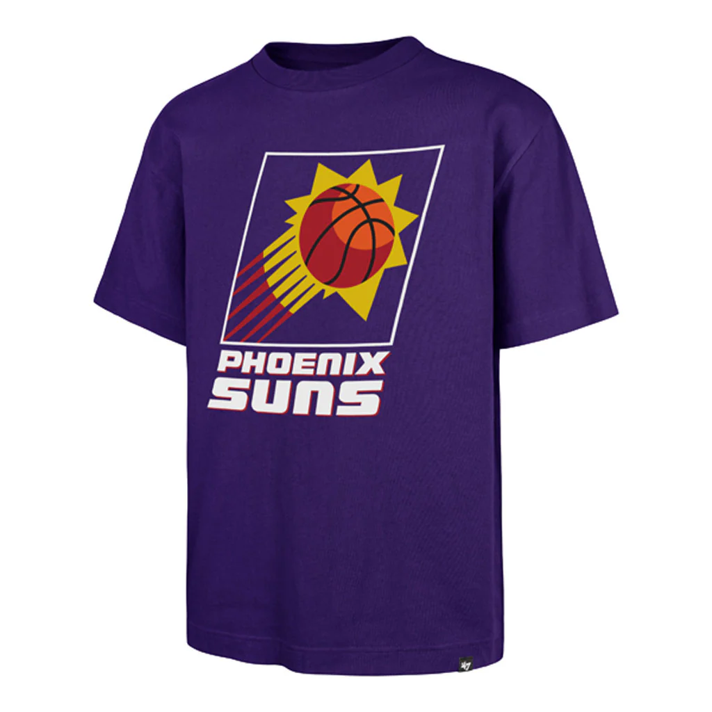 NBA Phoenix Suns '47 Slant Logo Foundation T-Shirt - Purple