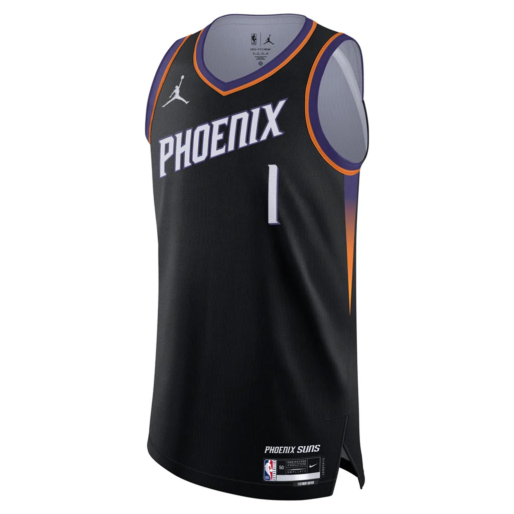 NBA Phoenix Suns Devin Booker Jordan 2025-26 Statement Edition Authentic Jersey - Black - Image 2