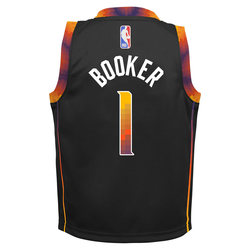 NBA Phoenix Suns Devin Booker Kids Jordan Statement Edition Swingman Jersey - Image 3