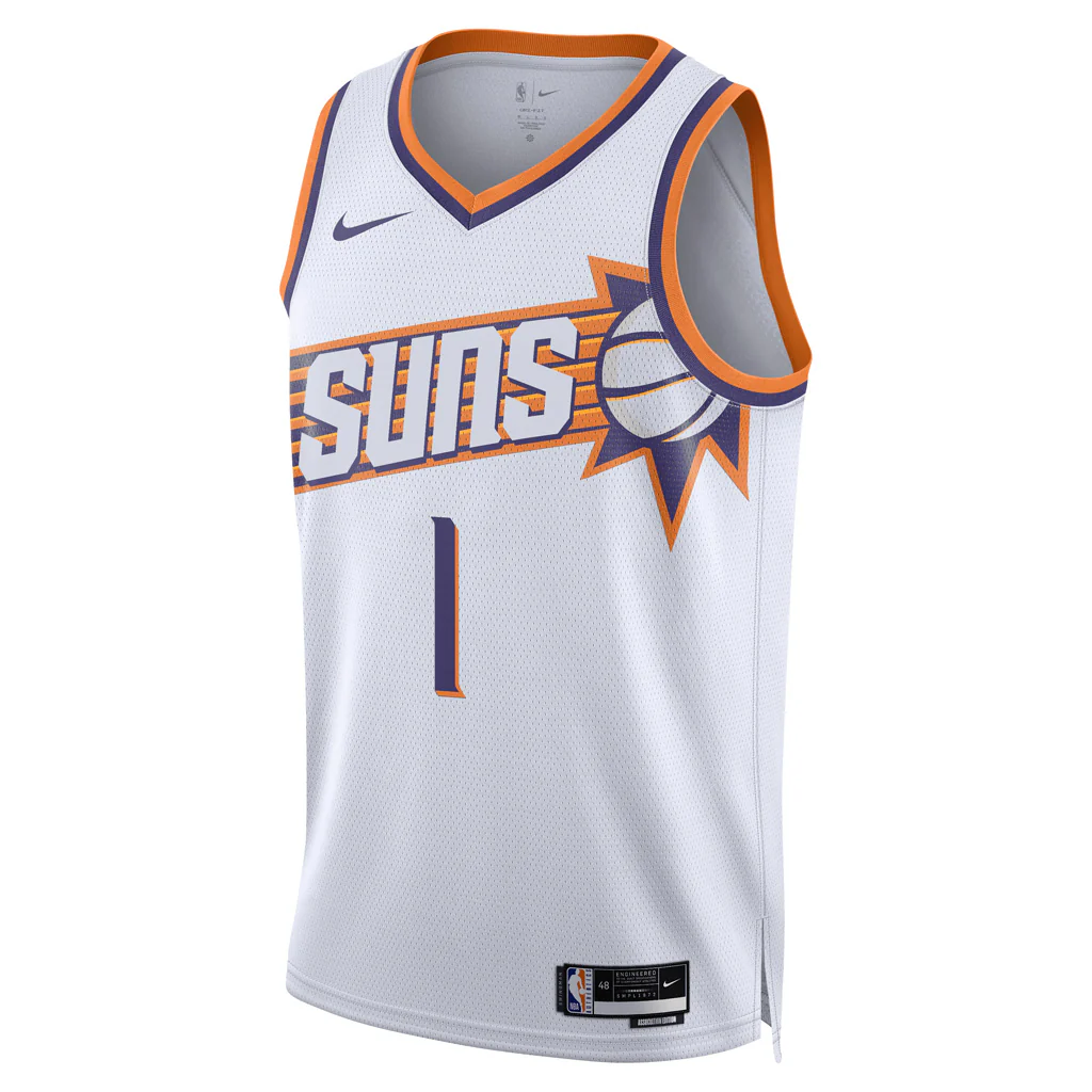 NBA Phoenix Suns Devin Booker Nike Association Swingman Jersey - Image 2