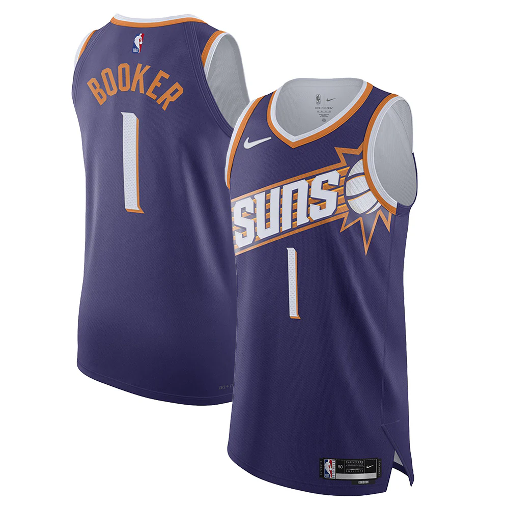 NBA Phoenix Suns Devin Booker Nike Icon Authentic Jersey
