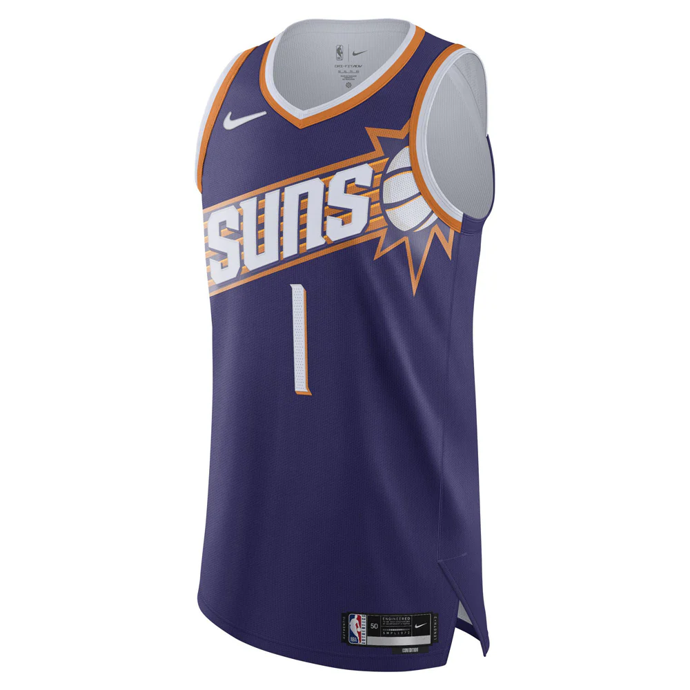 NBA Phoenix Suns Devin Booker Nike Icon Authentic Jersey - Image 2