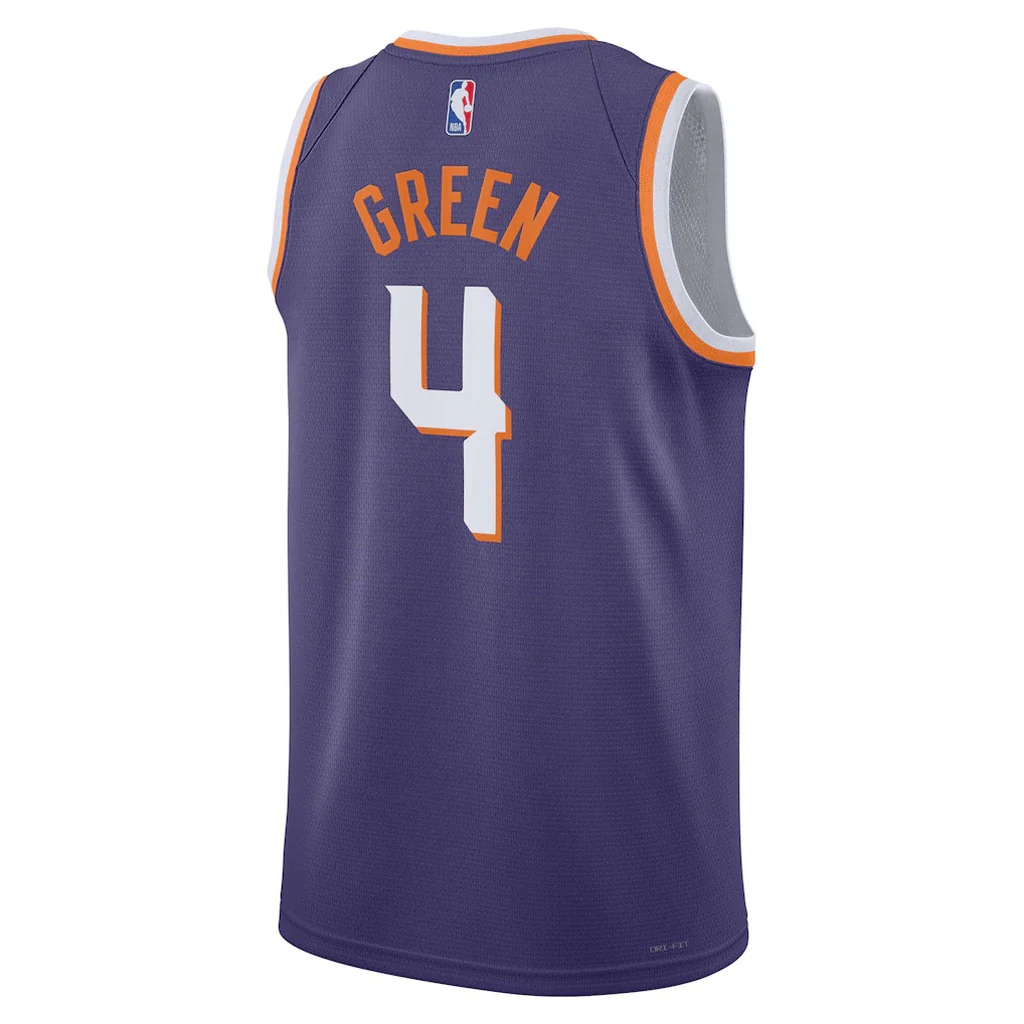NBA Phoenix Suns Jalen Green Nike Icon Swingman Jersey - Purple - Image 3