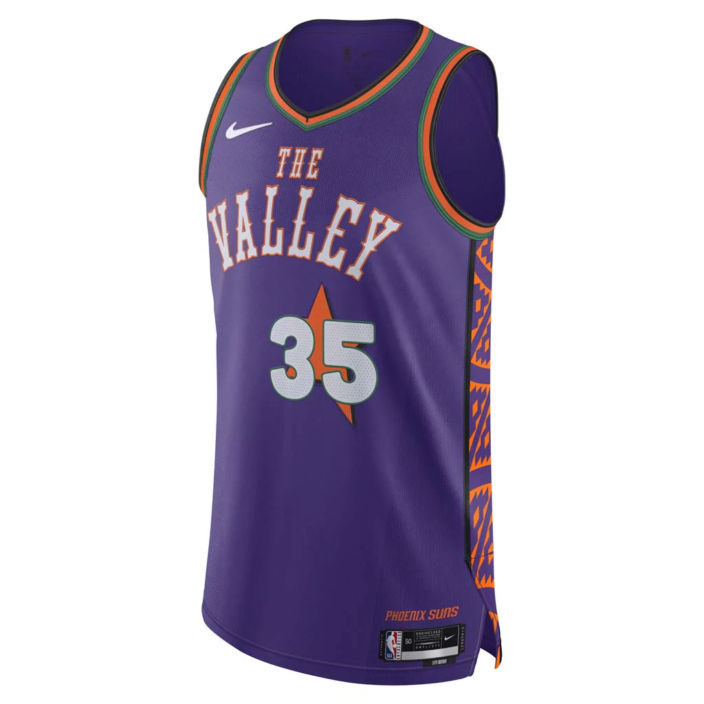 NBA Phoenix Suns Kevin Durant Nike 2024/25 City Edition Authentic Jersey - Image 2
