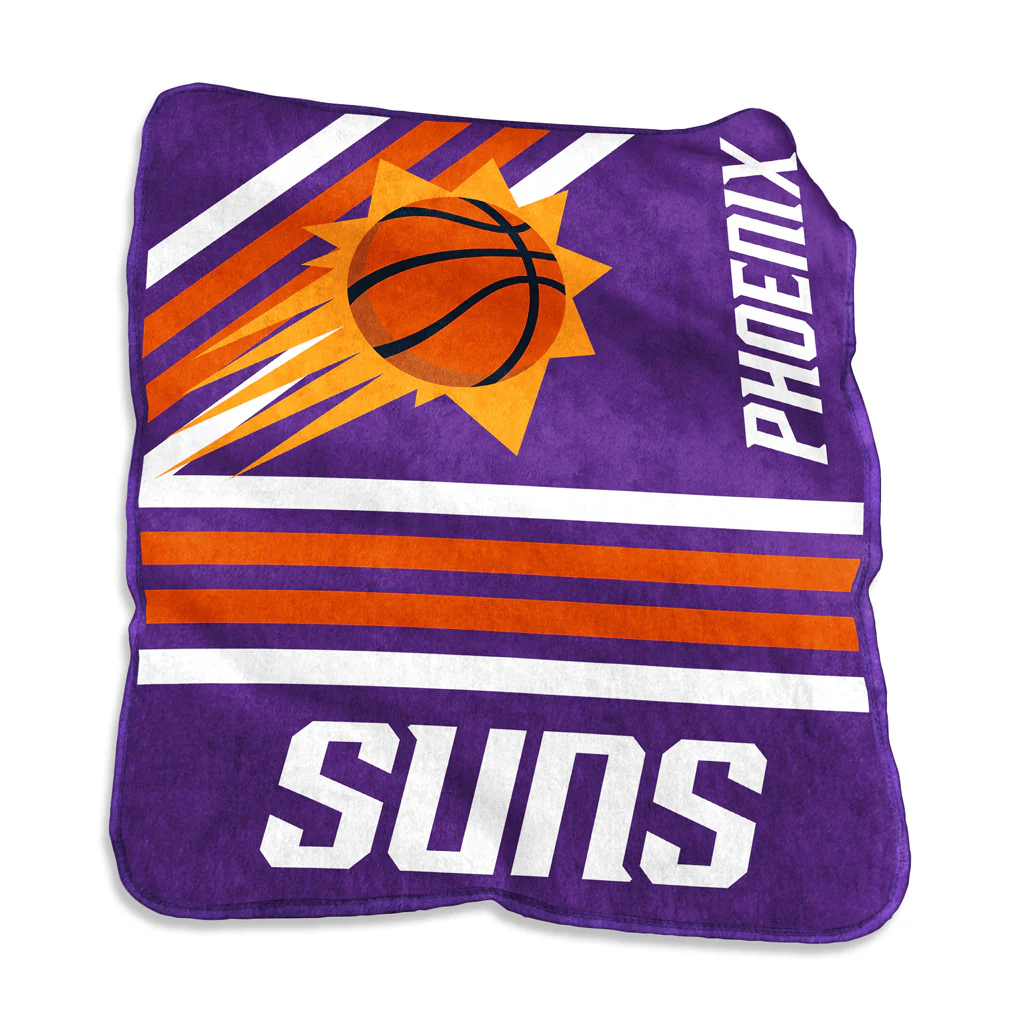 NBA Phoenix Suns Logo Brands 50" x 60" Raschel Blanket - Purple
