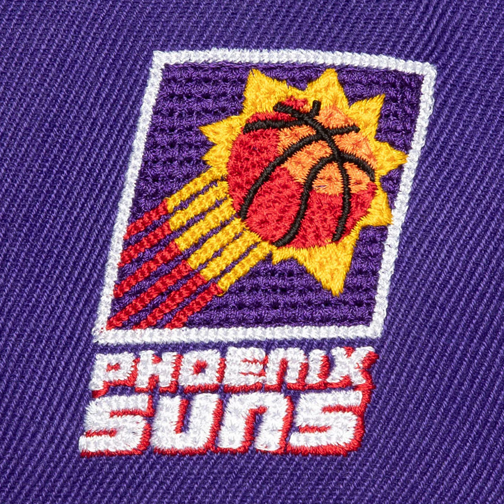 NBA Phoenix Suns Mitchell & Ness Chain Gang Snapback Hat - Purple - Image 3