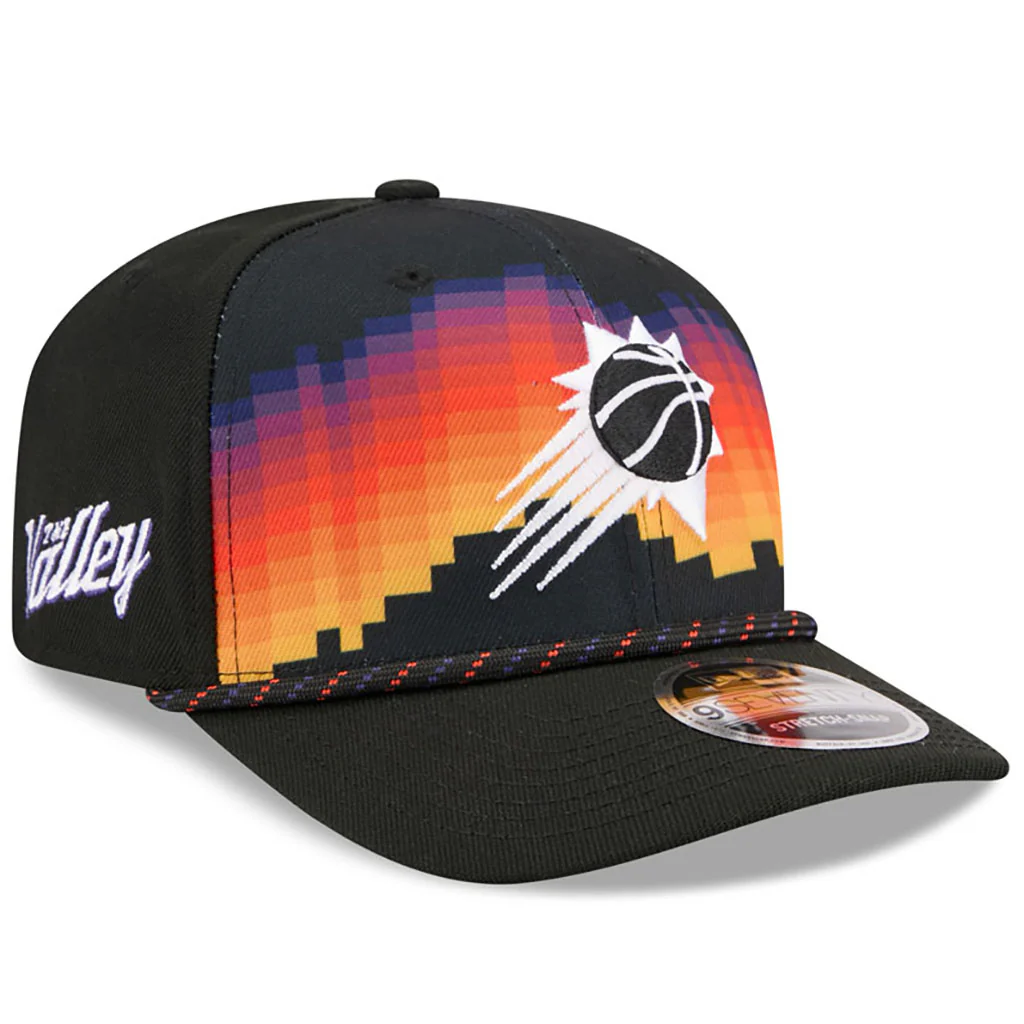 NBA Phoenix Suns New Era 2025-26 City Edition 9SEVENTY Stretch-Snapback Hat - Black