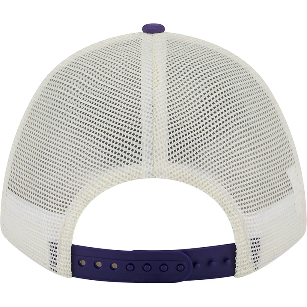 NBA Phoenix Suns New Era Arch Logo 9FORTY M-Crown Snapback Trucker Hat - Chrome - Image 4