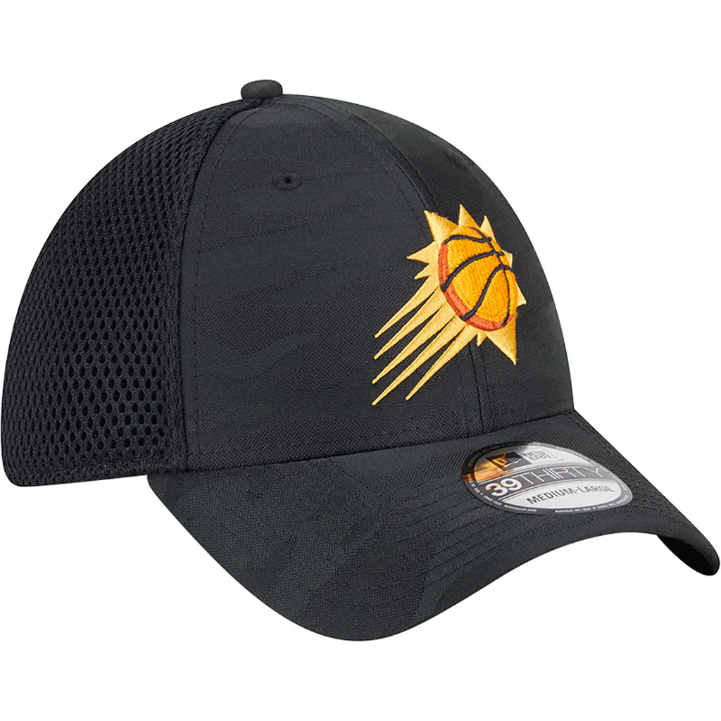 NBA Phoenix Suns New Era Black Camo 39THIRTY Flex Fit Hat - Black - Image 3