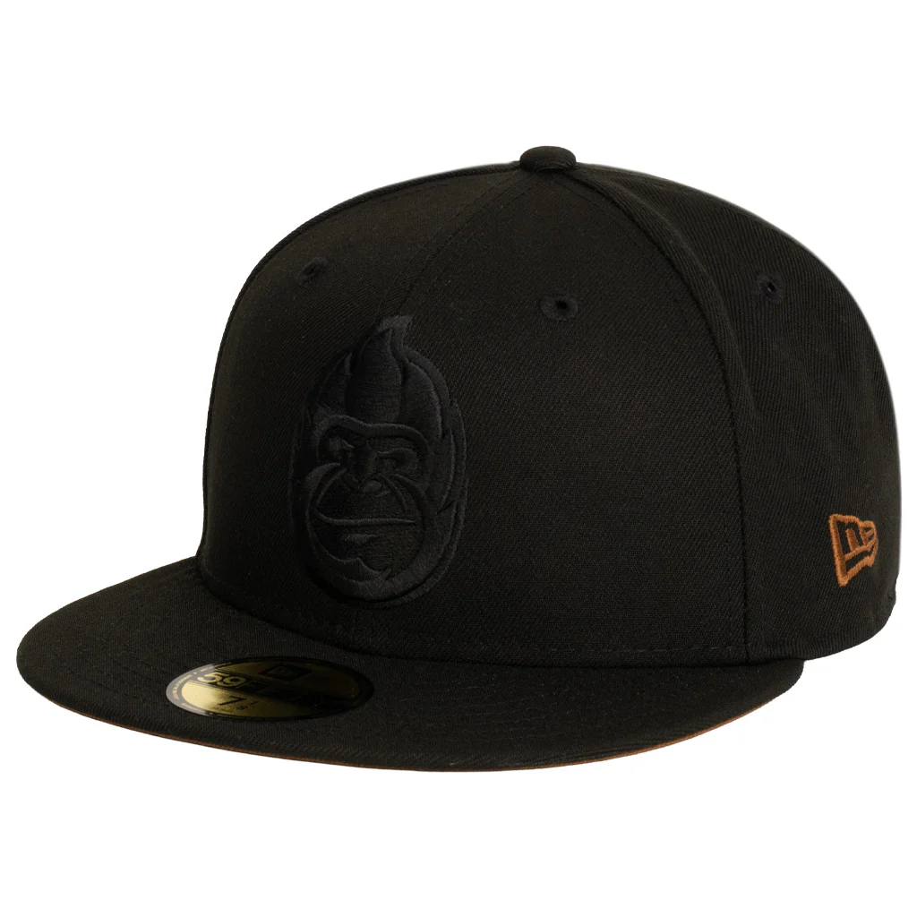 NBA Phoenix Suns New Era Brown Under Visor 59FIFTY Fitted Hat - Black