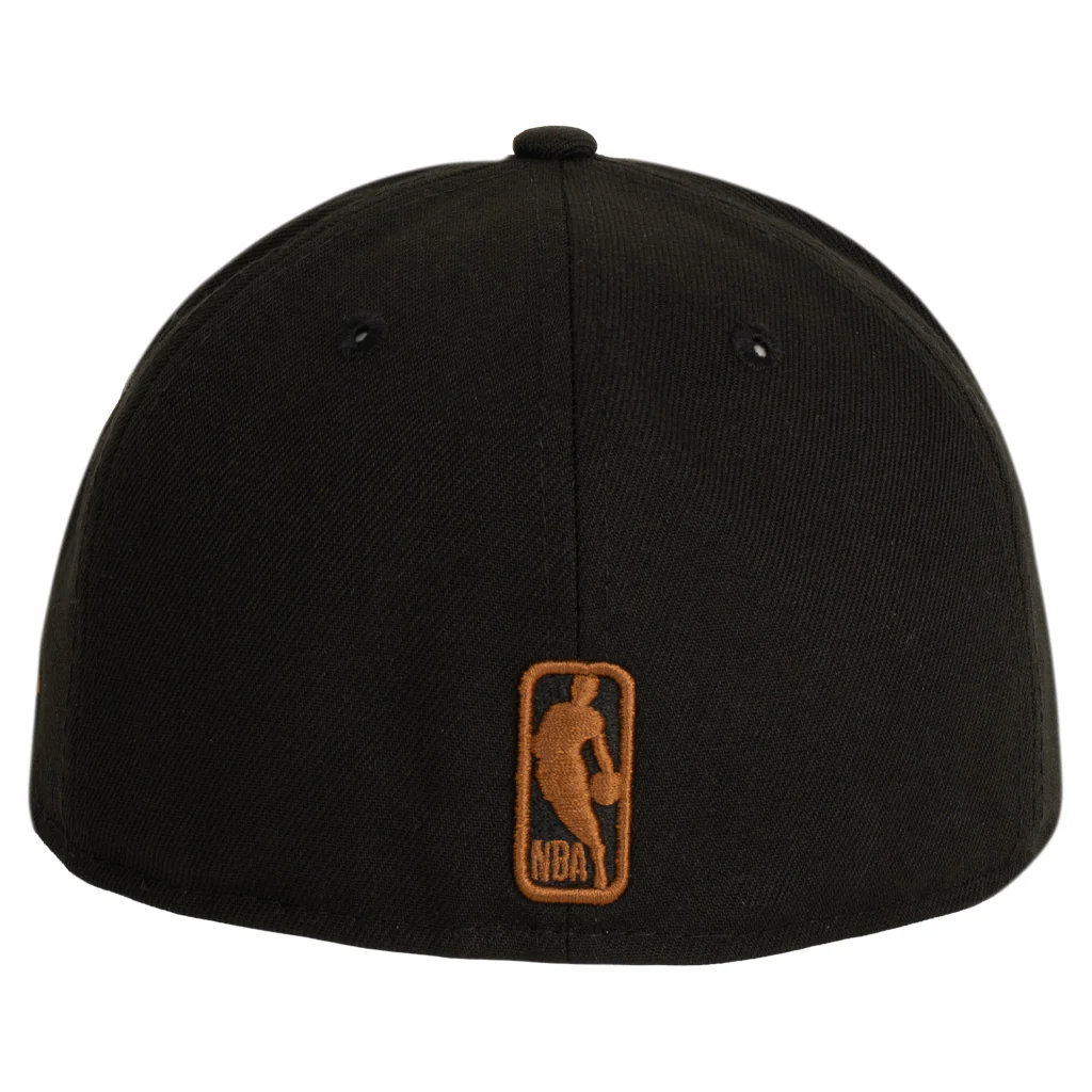NBA Phoenix Suns New Era Brown Under Visor 59FIFTY Fitted Hat - Black - Image 2
