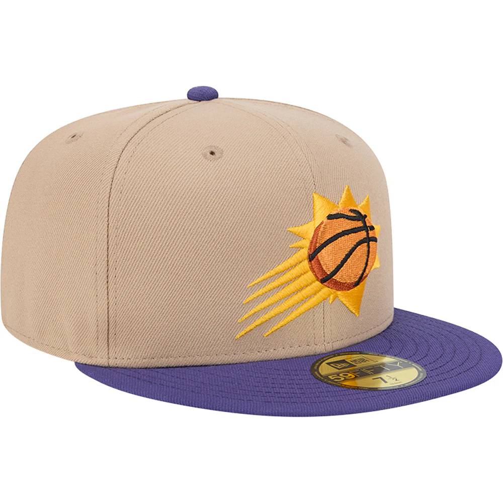 NBA Phoenix Suns New Era Camel 59FIFTY Fitted Hat - Image 2