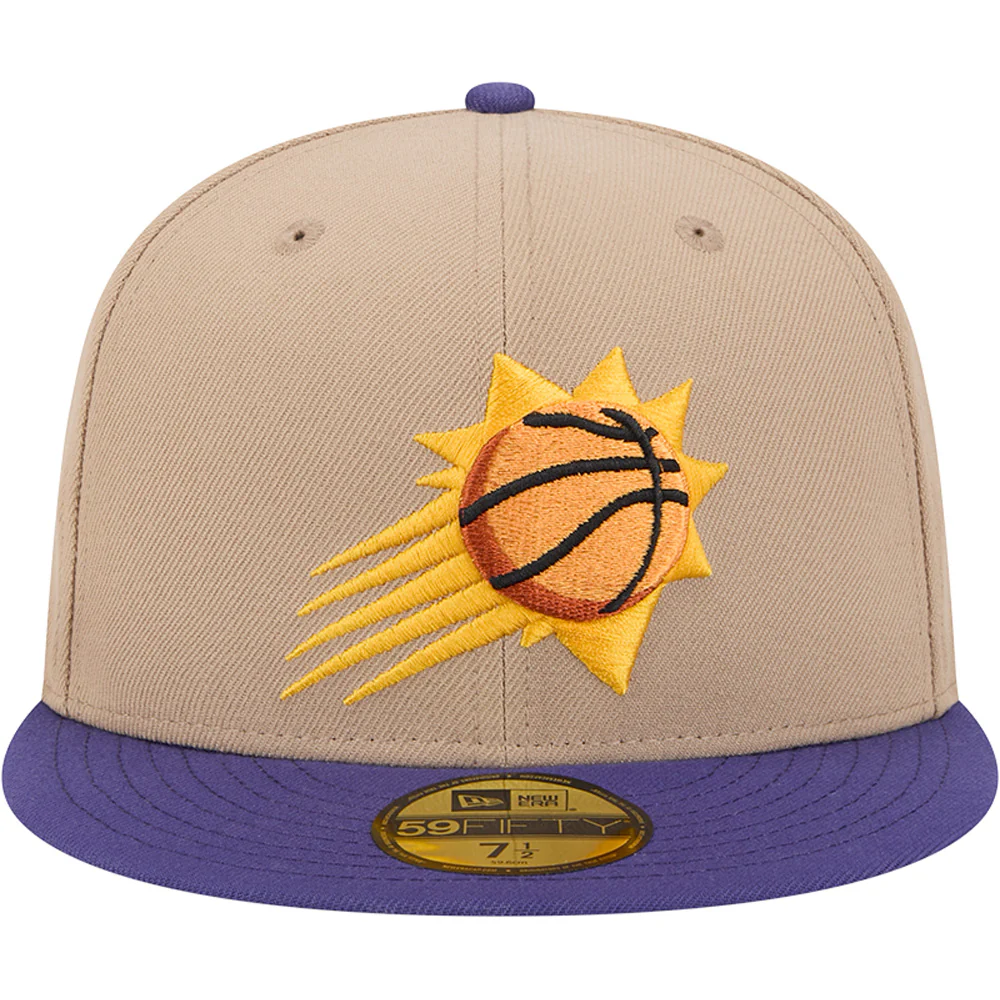 NBA Phoenix Suns New Era Camel 59FIFTY Fitted Hat - Image 3
