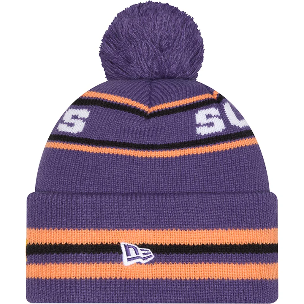 NBA Phoenix Suns New Era Classic Knit Hat - Purple - Image 2