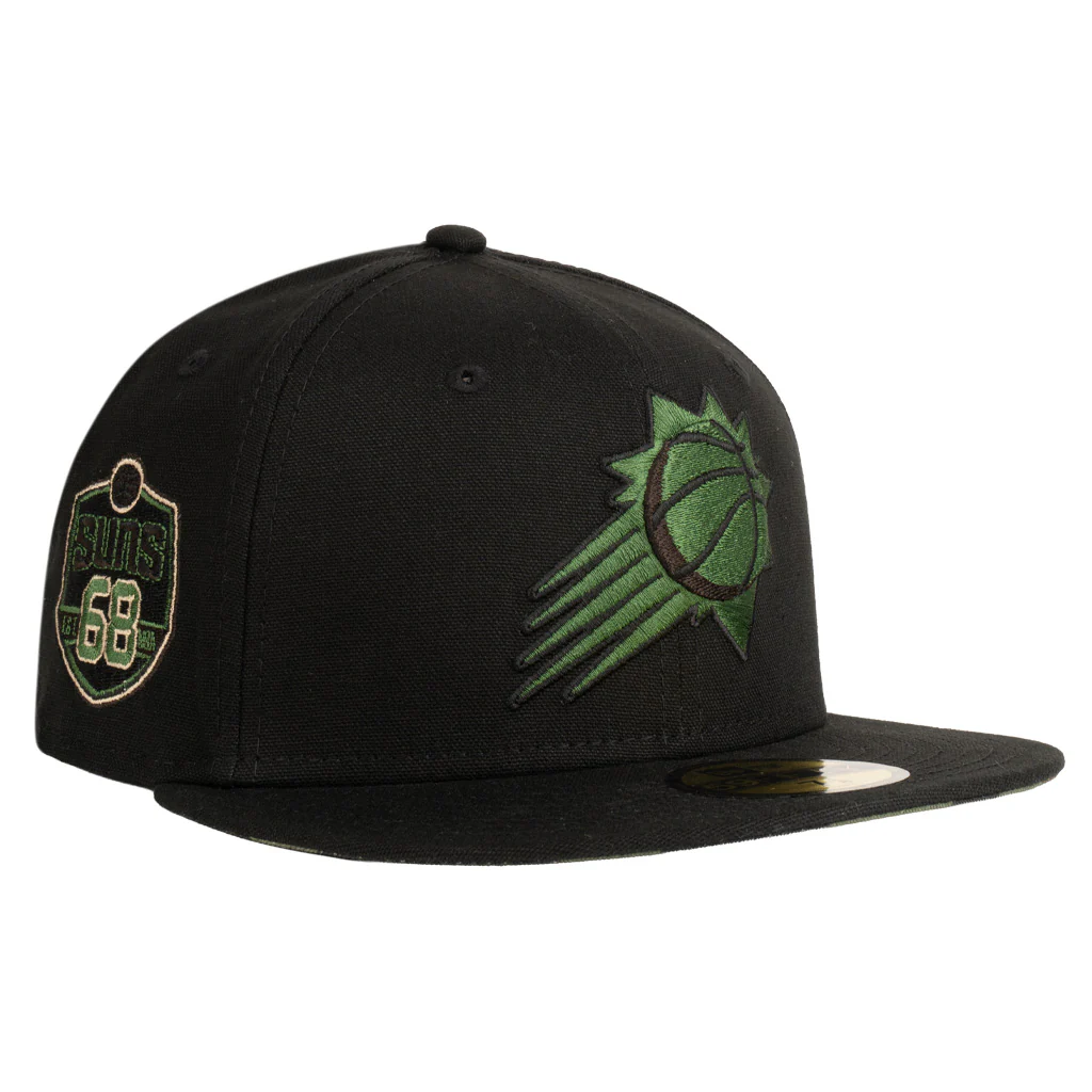 NBA Phoenix Suns New Era Commando 59FIFTY Fitted Hat - Black