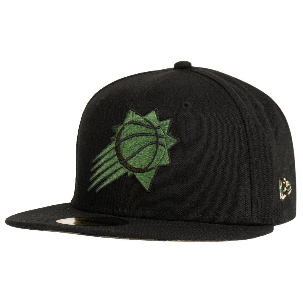 NBA Phoenix Suns New Era Commando 59FIFTY Fitted Hat - Black - Image 2