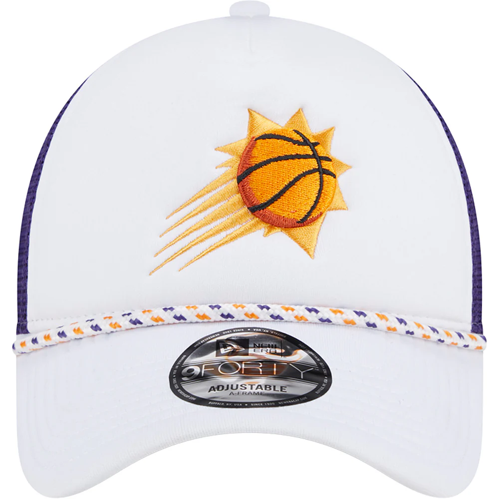 NBA Phoenix Suns New Era Court Sport 9FORTY A-Frame Adjustable Hat - Image 3
