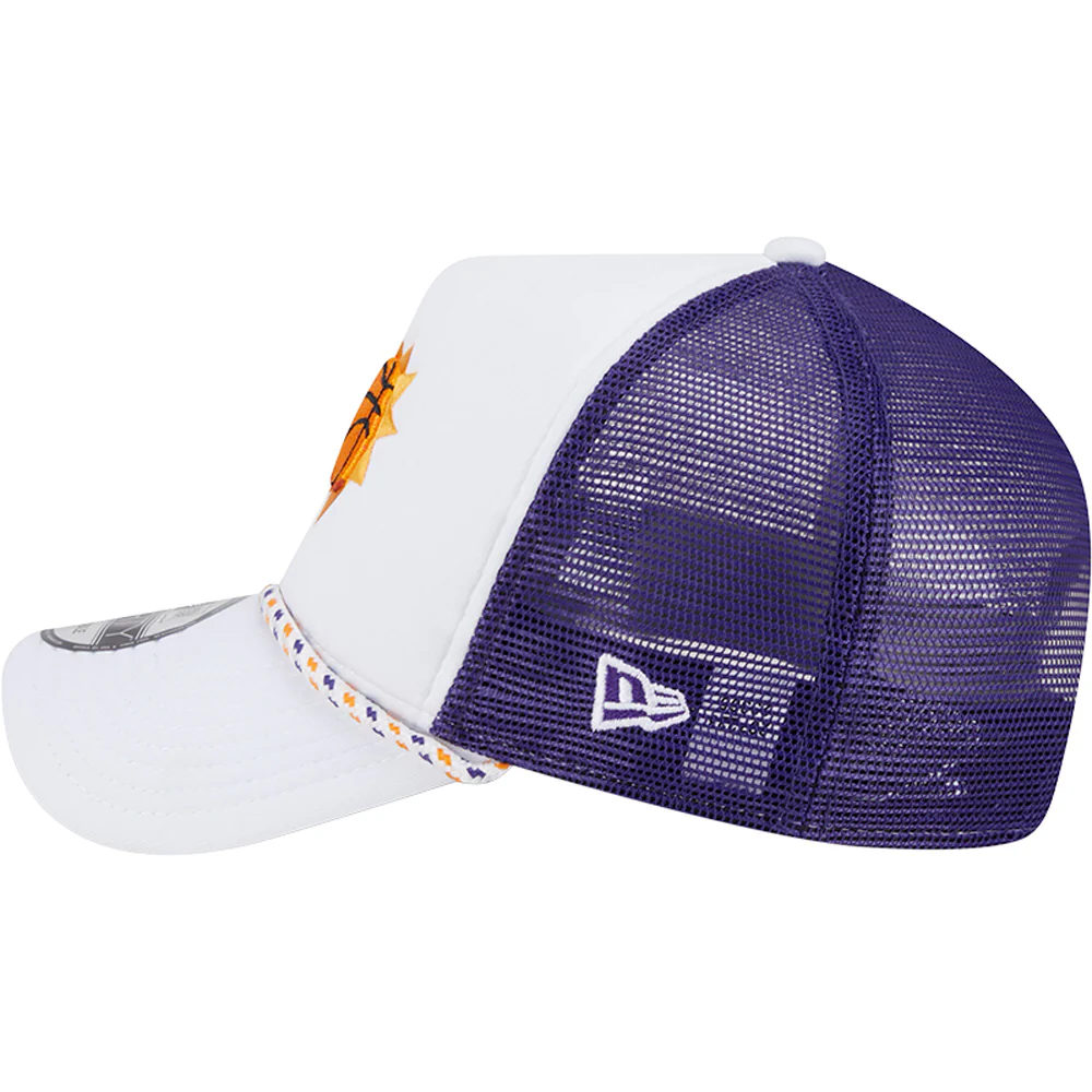 NBA Phoenix Suns New Era Court Sport 9FORTY A-Frame Adjustable Hat - Image 6