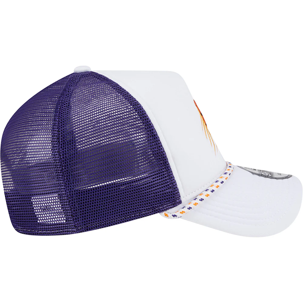 NBA Phoenix Suns New Era Court Sport 9FORTY A-Frame Adjustable Hat - Image 7