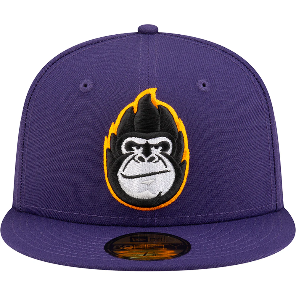 NBA Phoenix Suns New Era Gorilla Head Orange Outline 59FIFTY Fitted Hat - Image 3