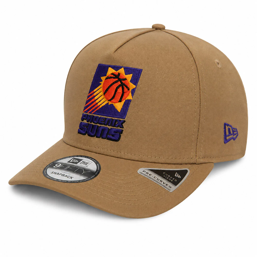 NBA Phoenix Suns New Era HWC Khaki 9FIFTY A-Frame Snapback Hat - Khaki