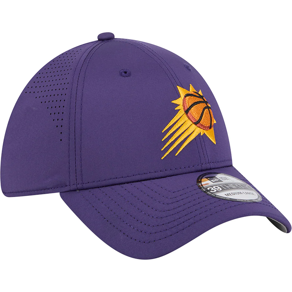 NBA Phoenix Suns New Era Mid Perf 39THIRTY Flex Fit Hat - Purple - Image 2