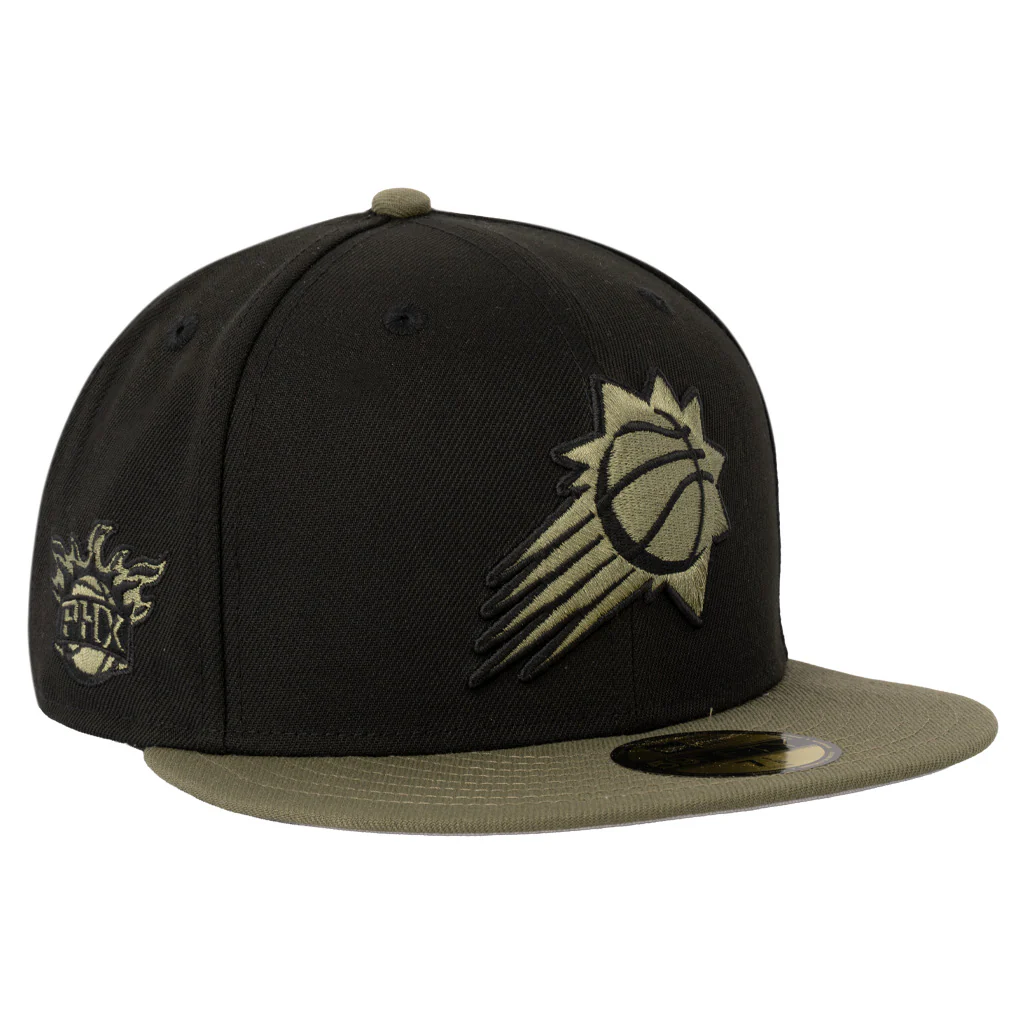 NBA Phoenix Suns New Era Midnight Jungle 59FIFTY Fitted Hat - Black