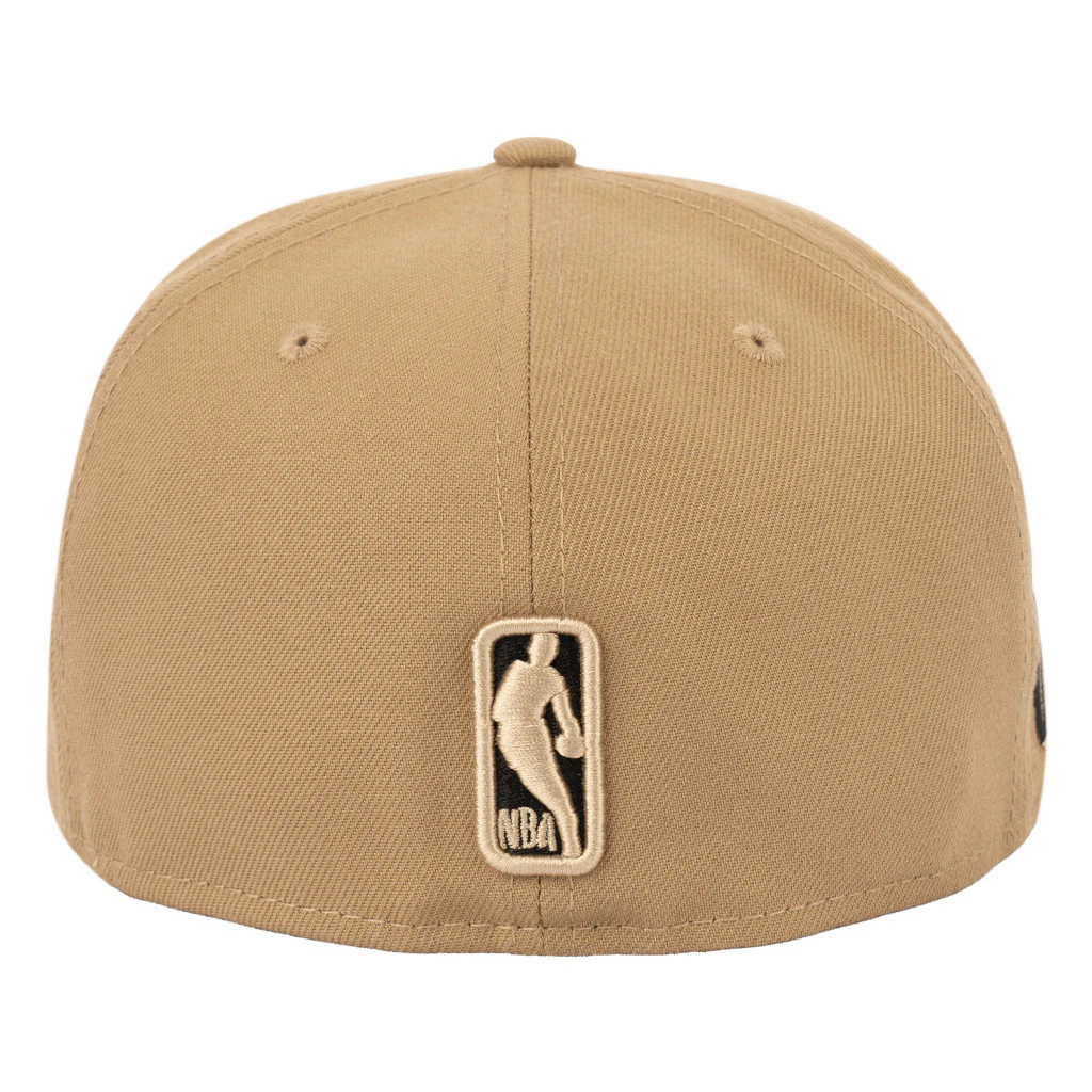 NBA Phoenix Suns New Era Mocha 59FIFTY Fitted Hat - Khaki - Image 3