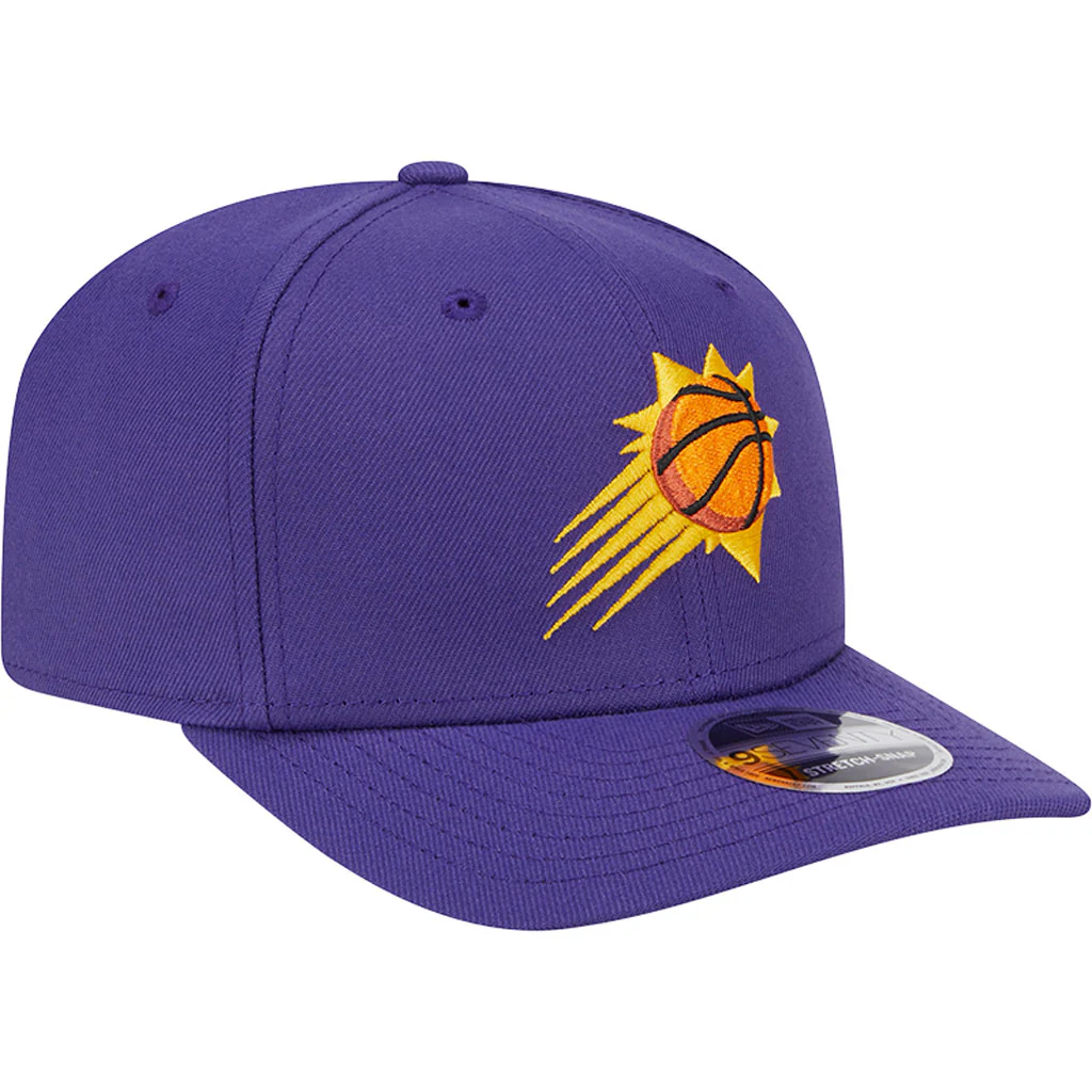 NBA Phoenix Suns New Era Poly OTC 9SEVENTY Stretch Snap Hat - Purple - Image 2