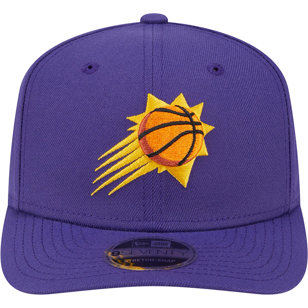 NBA Phoenix Suns New Era Poly OTC 9SEVENTY Stretch Snap Hat - Purple - Image 3