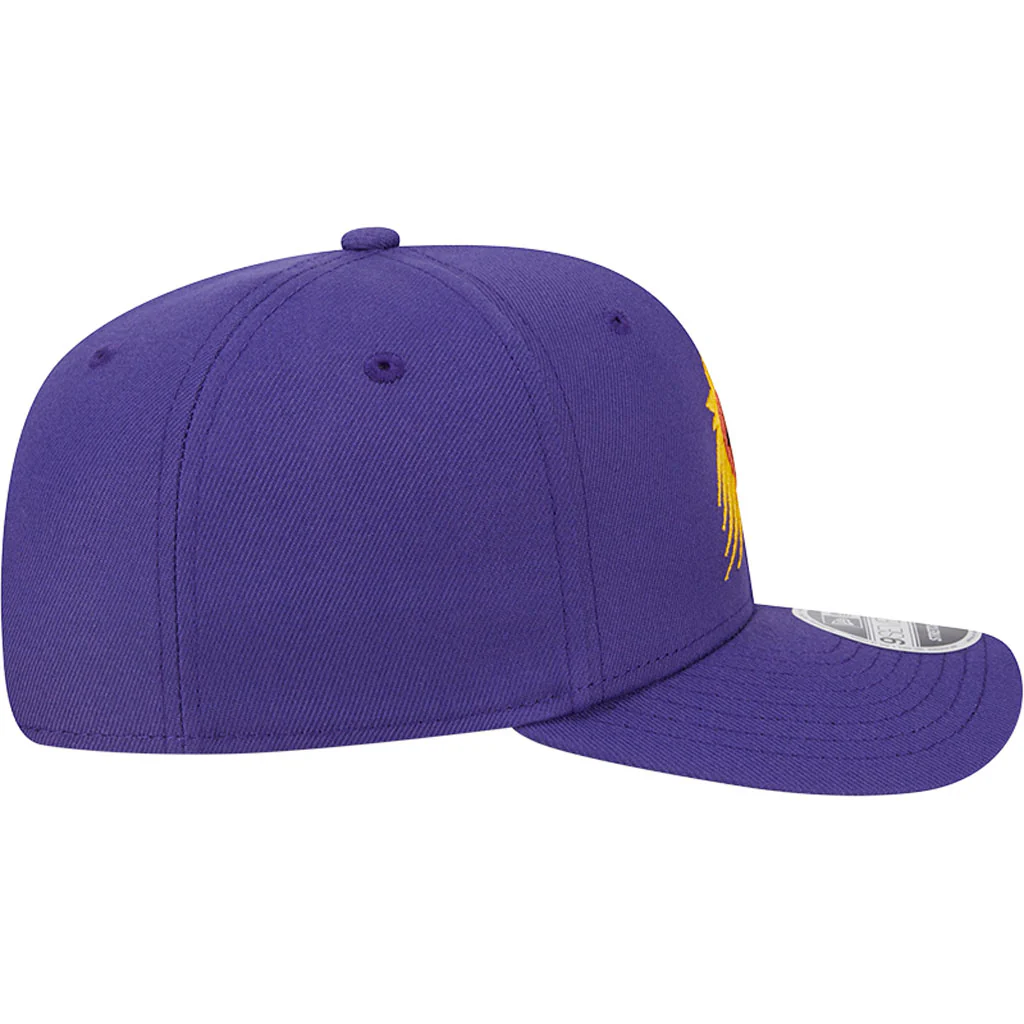 NBA Phoenix Suns New Era Poly OTC 9SEVENTY Stretch Snap Hat - Purple - Image 5