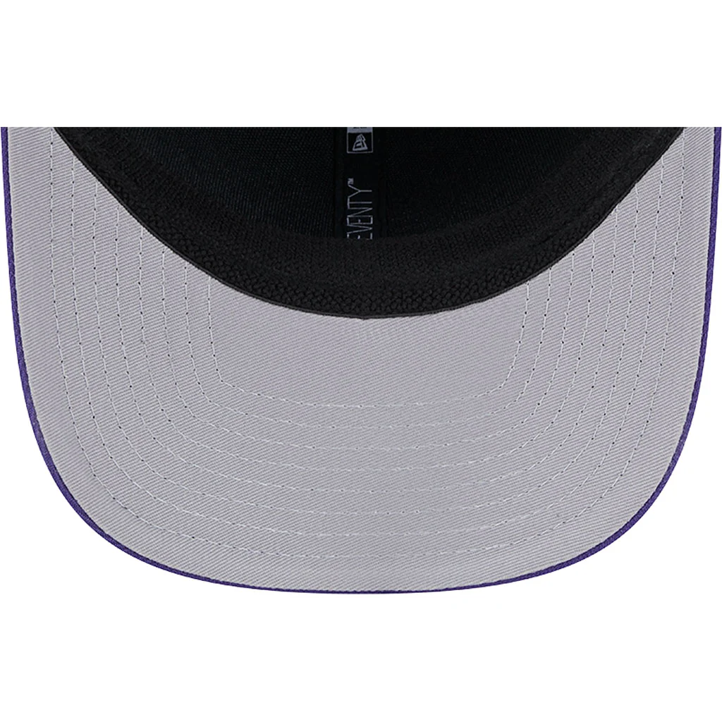 NBA Phoenix Suns New Era Poly OTC 9SEVENTY Stretch Snap Hat - Purple - Image 7