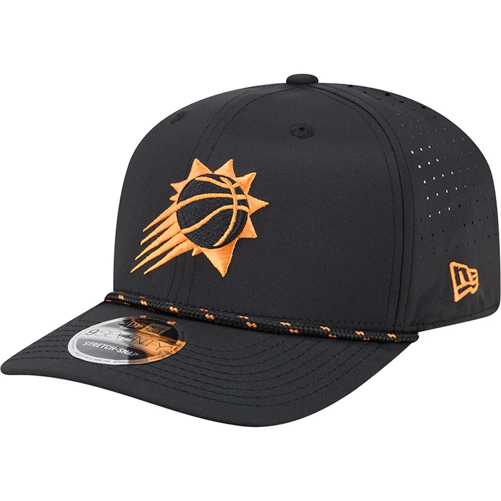 NBA Phoenix Suns New Era Sport 9SEVENTY Stretch Snap Hat - Black